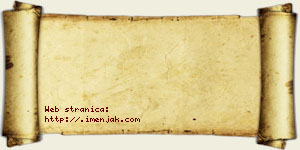 Hana Mićović vizit kartica